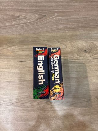 diccionarios alemán e inglés