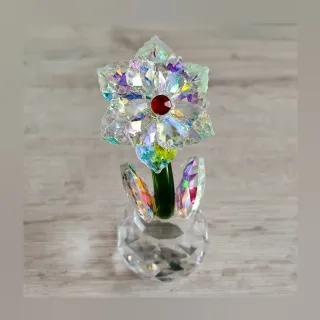 Flor de Cristal Decorativa