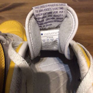 Converse Weapon Talla 44 Blanco/Amarillo