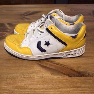 Converse Weapon Talla 44 Blanco/Amarillo