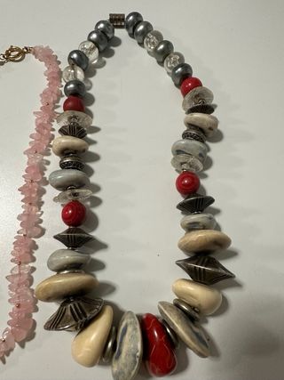 Set 4 collane pietre naturali