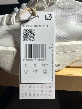 Adidas adizero pro 4 blancas