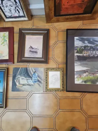 Lote de 20 Cuadros Pintados