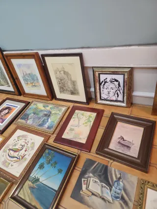 Lote de 20 Cuadros Pintados