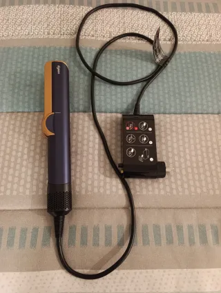 Plancha Dyson Airstrait Azul/Dorado