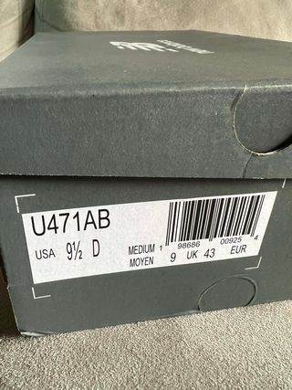 Zapatillas New Balance U571 Talla 43 Nuevas