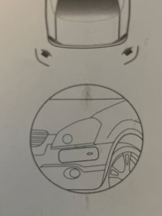 2 Protectores Parachoques Coche miden 30cm x 10cm