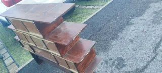 Estantería Vintage Madera Años 50-70