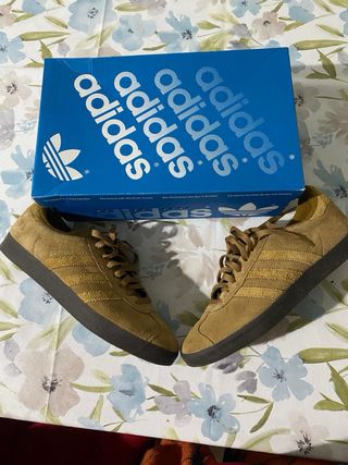 Zapatillas Adidas Gazelle Beige