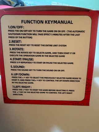 Mini máquina recreativa arcade, ideal para amantes