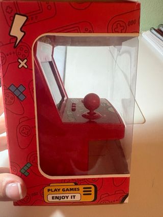 Mini máquina recreativa arcade, ideal para amantes