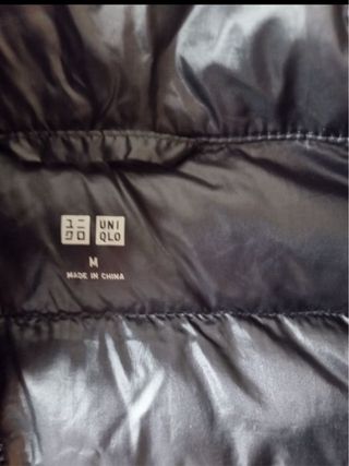 Anorak Uniqlo Ligero Negro Talla S/M