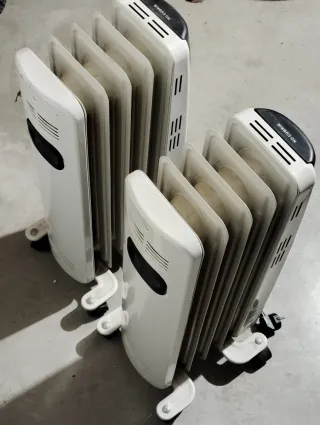 2 Radiadores Eléctricos de Aceite