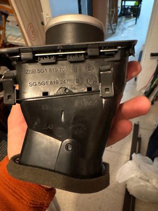 Aireador con reloj presión turbo Volkswagen Golf 7