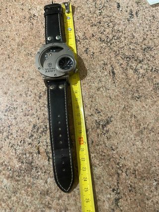 Orologio Shark Army Uomo Nero Argento