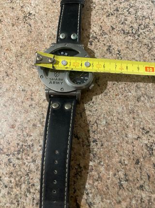 Orologio Shark Army Uomo Nero Argento