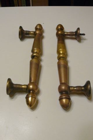 Tiradores antiguos de bronce