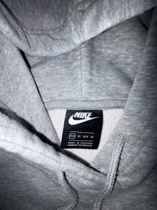 Felpa Nike con cappuccio grigia