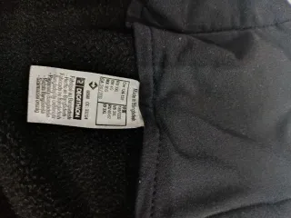 Gilet pile ALTAVIA nero zip