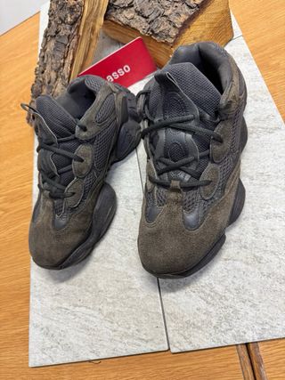 Adidas Sneakers Uomo Grigio Nero yezzy 500