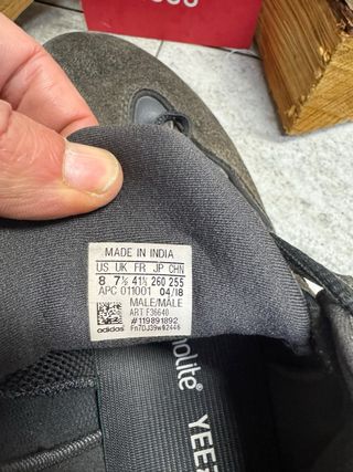 Adidas Sneakers Uomo Grigio Nero yezzy 500