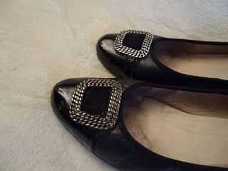 Zapatos negros tacón 43