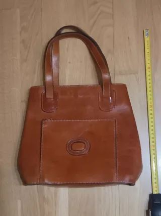 Bolso de cuero auténtico
