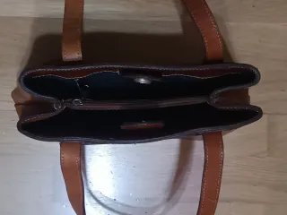 Bolso de cuero auténtico