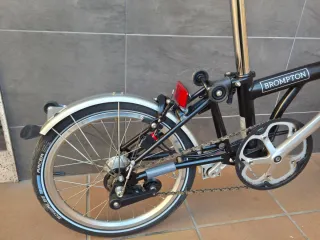 Bicicleta Plegable Brompton Negra