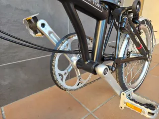 Bicicleta Plegable Brompton Negra