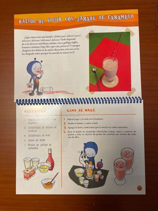 libro infantil de recetas de cocina. Pupirecetas￼