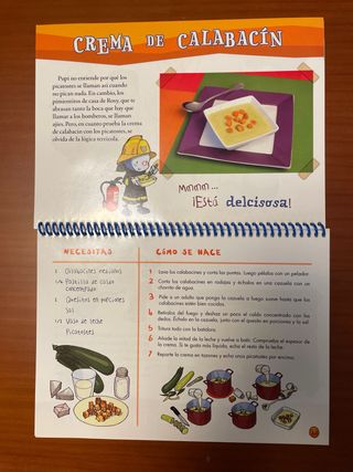libro infantil de recetas de cocina. Pupirecetas￼