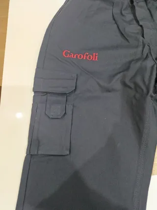 Pantaloni da lavoro Garofoli blu con tasconi