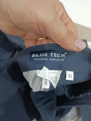 Pantaloni da lavoro Garofoli blu con tasconi