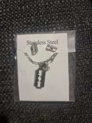 Conjunto Pendientes y Colgante Acero Inoxidable