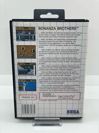 Bonanza Bros SEGA Master System