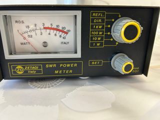 Rosmetro Wattmetro Zetagi HP 201 27 mhz