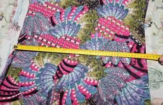 Vestido largo estampado Kbas