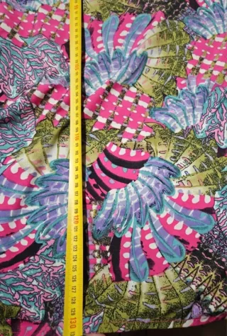 Vestido largo estampado Kbas