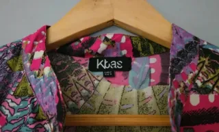 Vestido largo estampado Kbas