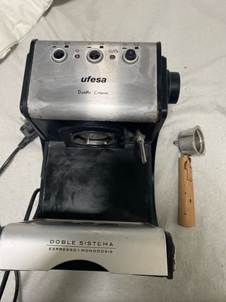 Cafetera Ufesa Duetto Creme Doble Sistema
