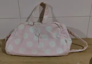 Lote de 6 accesorios bebé: bolso, cambiador, etc