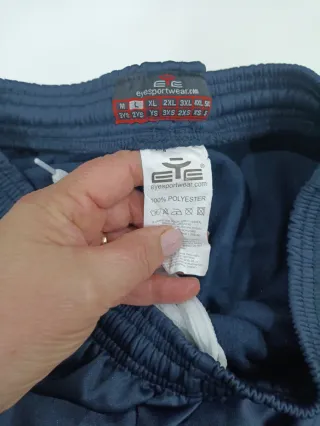 Pantaloni da allenamento blu 3/4