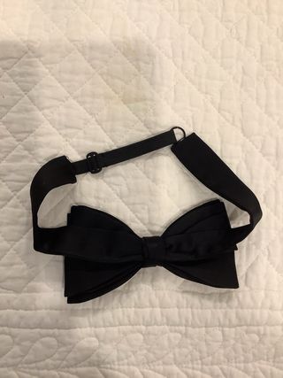 Fajín y pajarita esmoquin negro