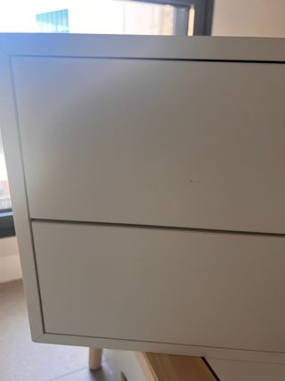 Cajonera EKET Ikea 2 cajones blanca