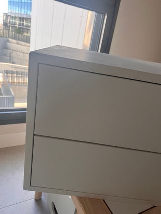 Cajonera EKET Ikea 2 cajones blanca