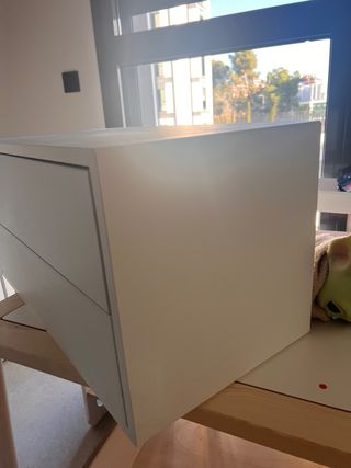 Cajonera EKET Ikea 2 cajones blanca