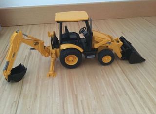 Excavadora JCB Juguete Amarilla