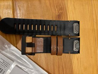 Correa Garmin Silicona 26mm aspecto cuero