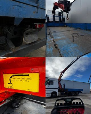 Mercedes Actros 6x2 con Grúa Palfinger 24500